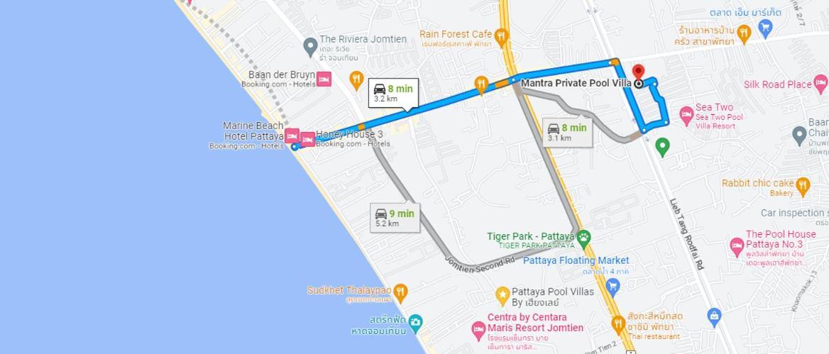 Mantra Pattaya Pool Villa With Jacuzzi In Pattaya-Pet-Friendly جومتين بيتش المظهر الخارجي الصورة